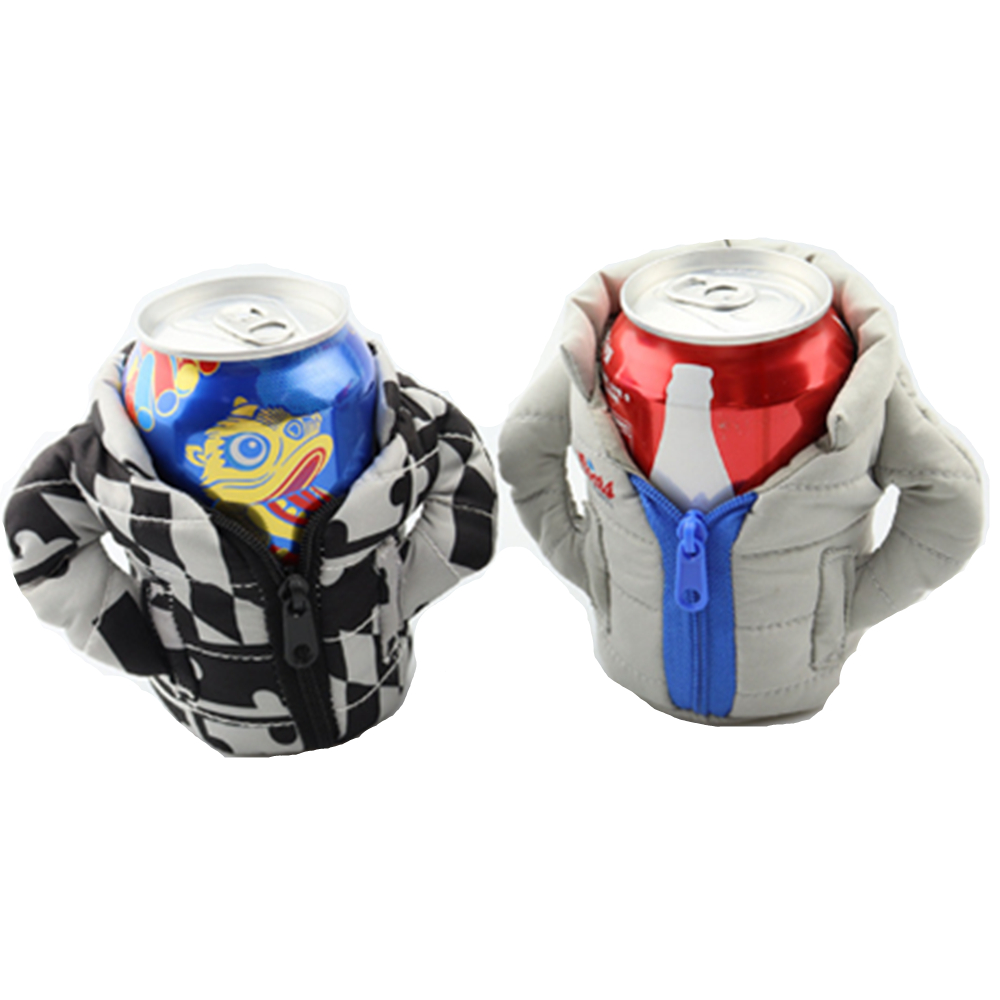 Zippered Puffy Jacket Can Coolie 2
