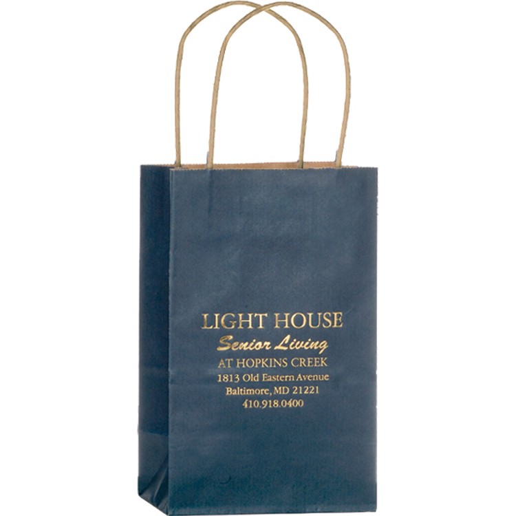 Matte Color Paper Shopper with Twisted Paper Handles 16