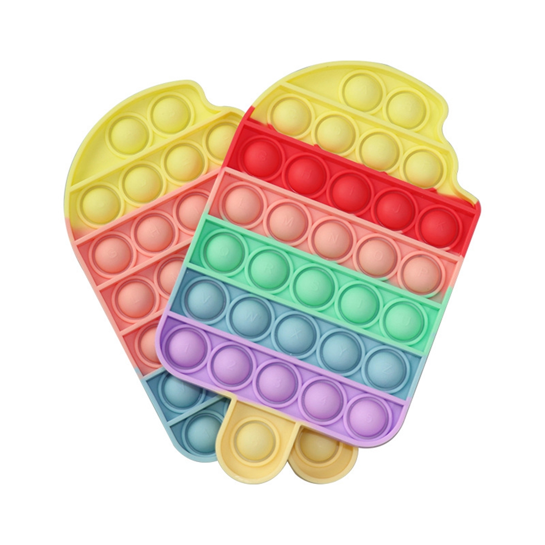 Ice Cream Shape Push Pop Bubble Toy 6