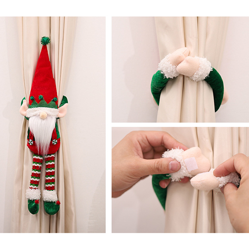 Christmas Elf Rudolph Curtain Buckle 2