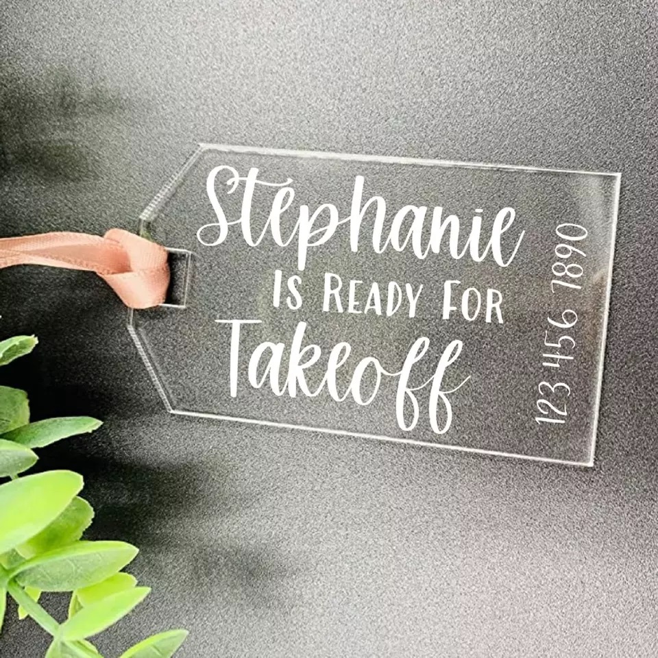 Acrylic Luggage Tag 2