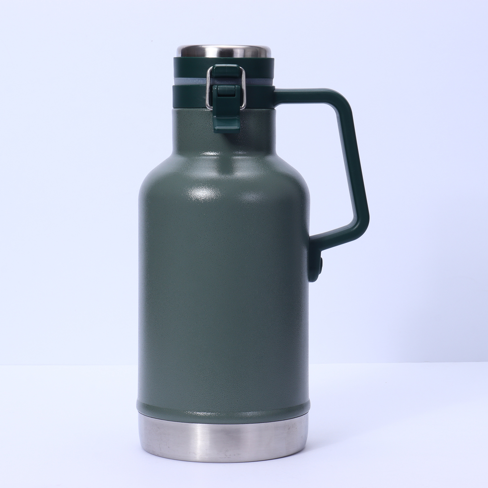 64 oz Double Wall Insulated Stainless Steel Growler, custom water bottle with logo imprint 12