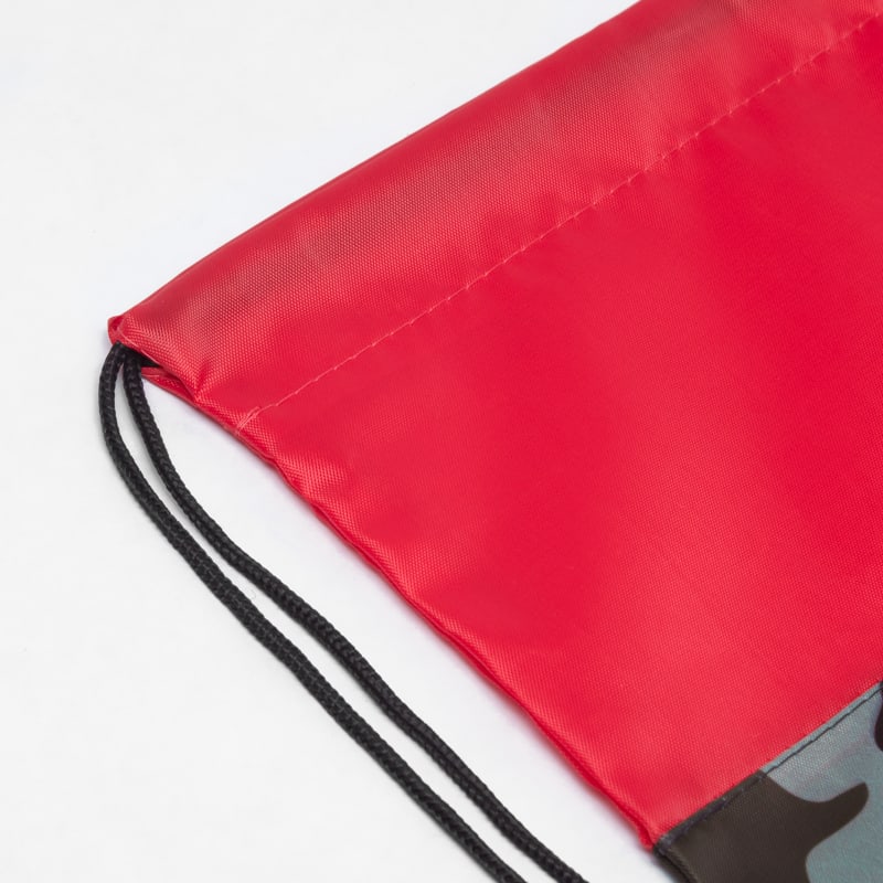 Colored Camo Drawstring Tote Bags 2