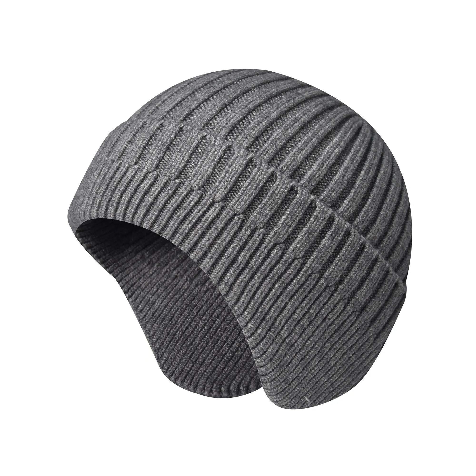 MOQ 100PCS Stocking Caps with Ears Warm Hat 3