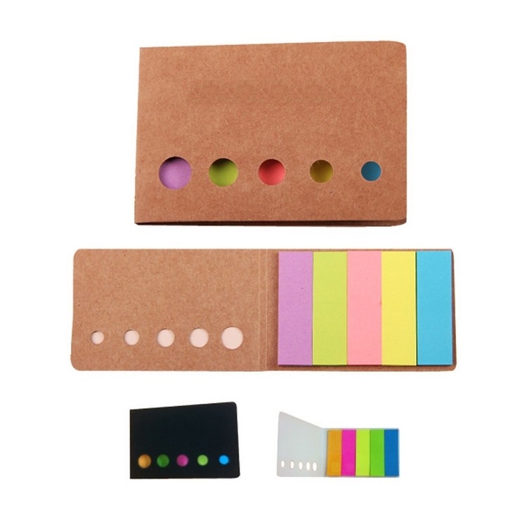 Fashional Fluorescent Sticky Note, Five Hole Memo Pad 1