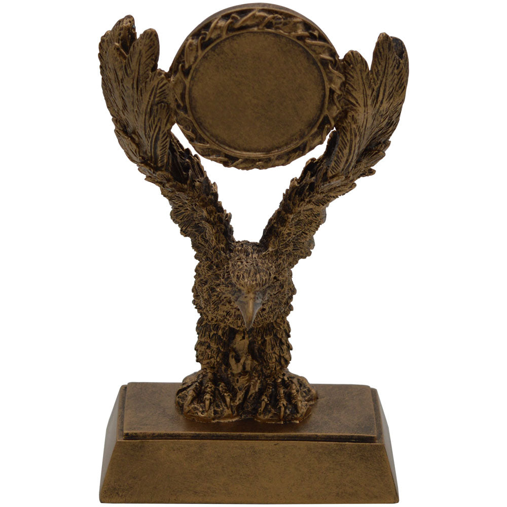 8" Eagle Resin With Logo Holder 2