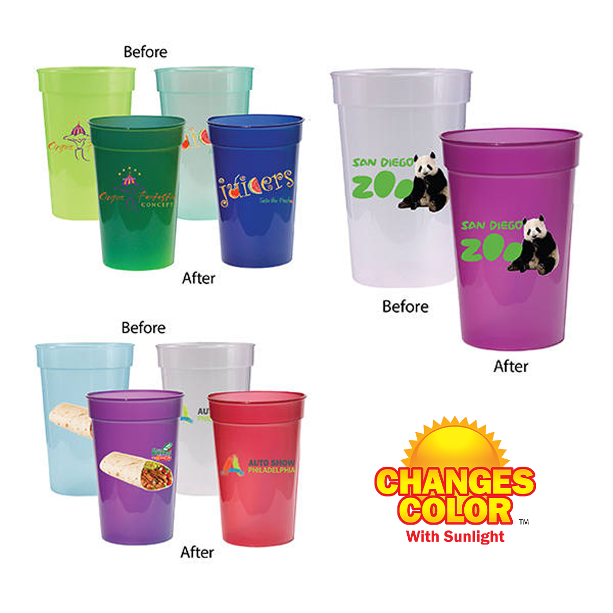 Sun Fun 17 oz. Stadium Cup 16