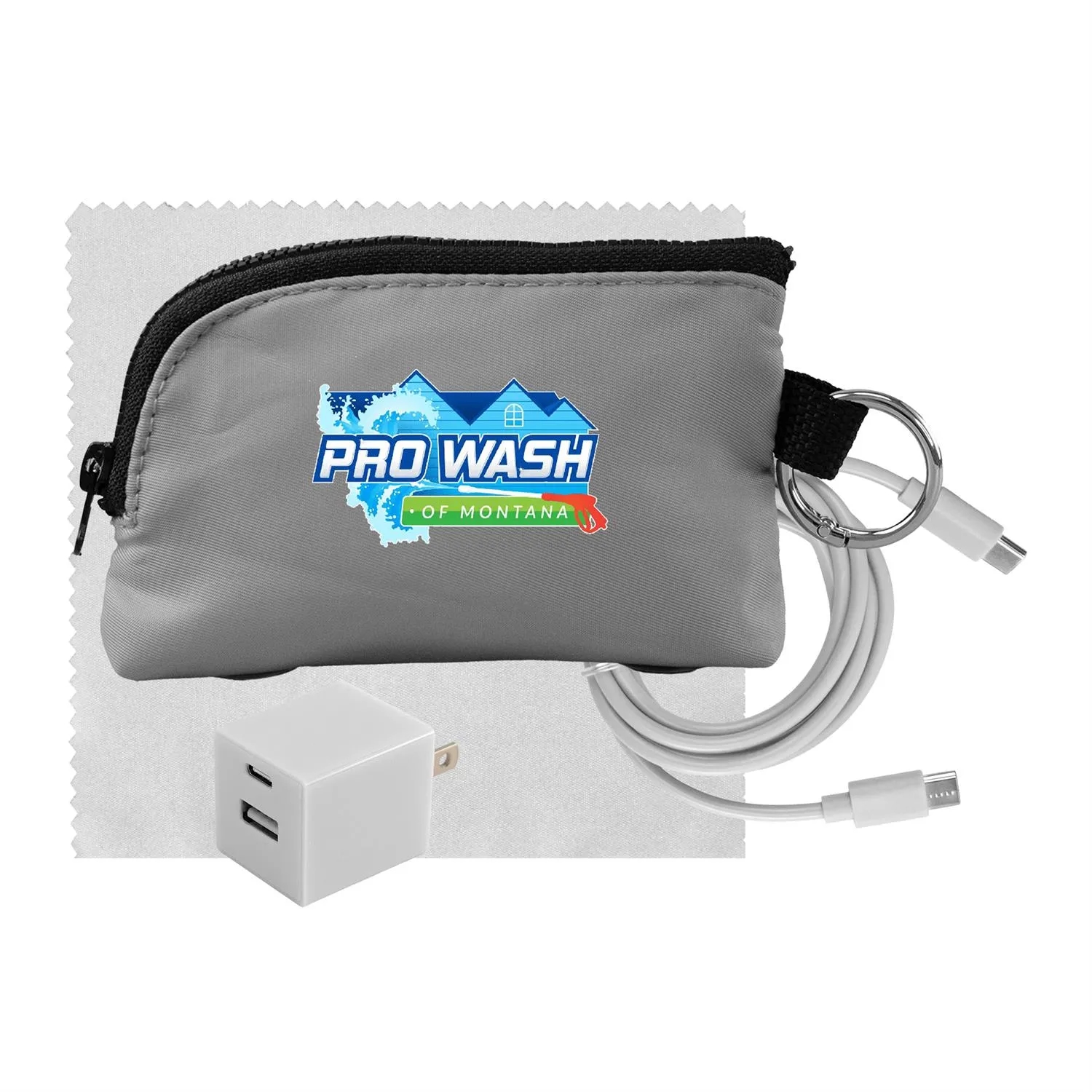Zip Around A+C to C Cable, Wall & Cloth Set 3
