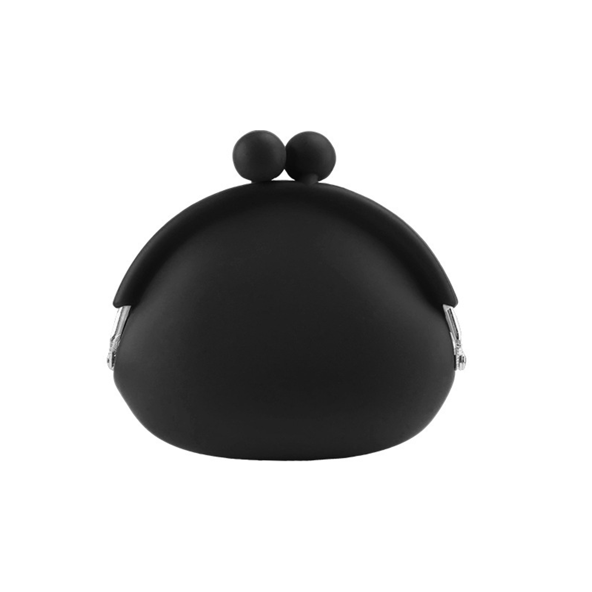Food Grade Silicone Coin Case With Kiss Lock 3.66" x 3.54" 6