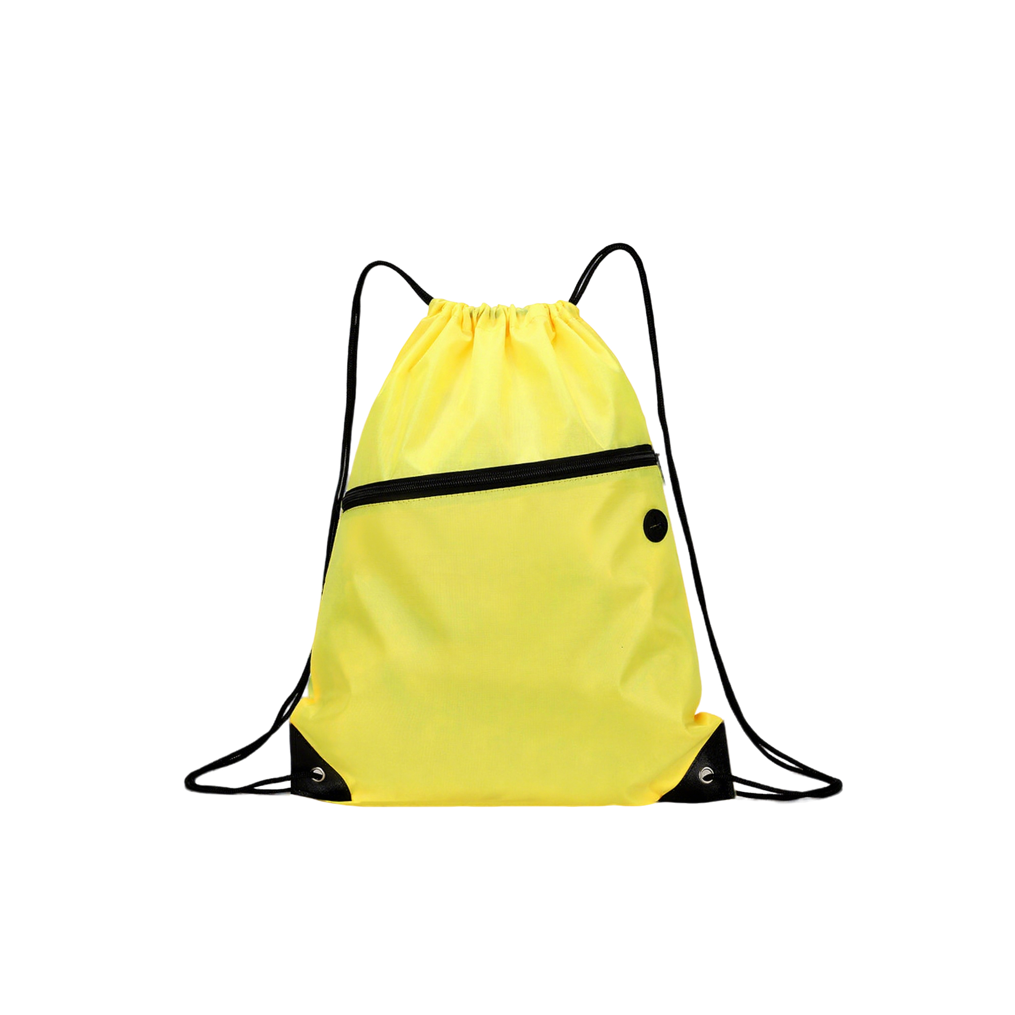 Drawstring Sports Sack With Front Pocket Earbud Port 11