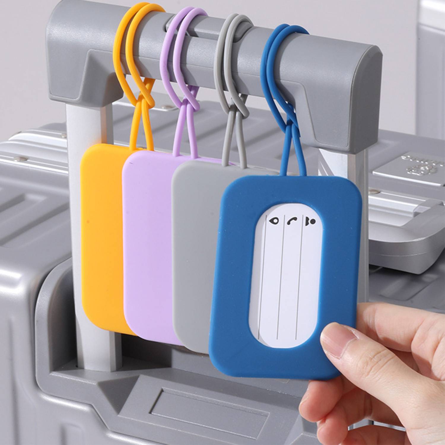 Custom Silicone Luggage Tag 4