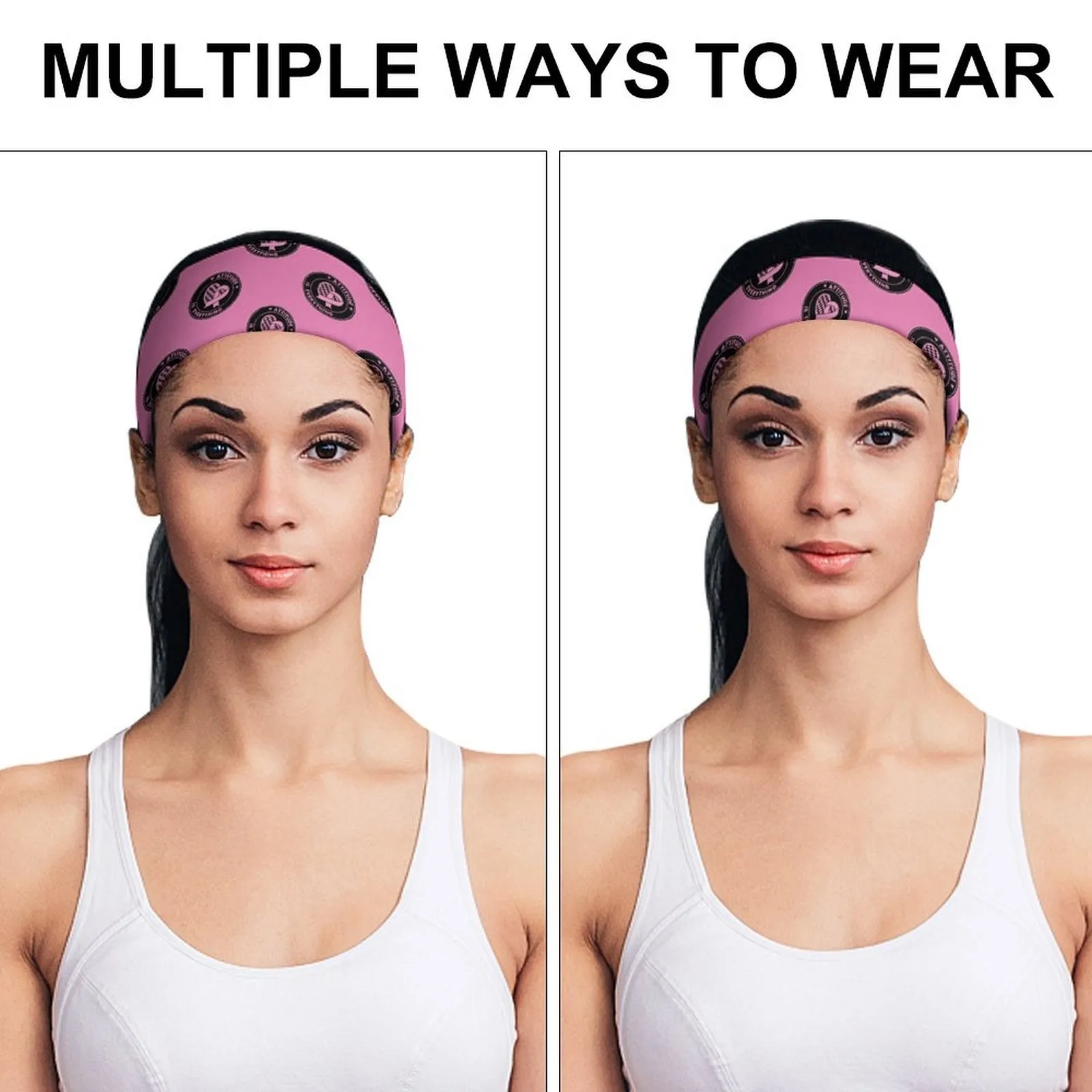 Polyester Sports Sweat Headband 11