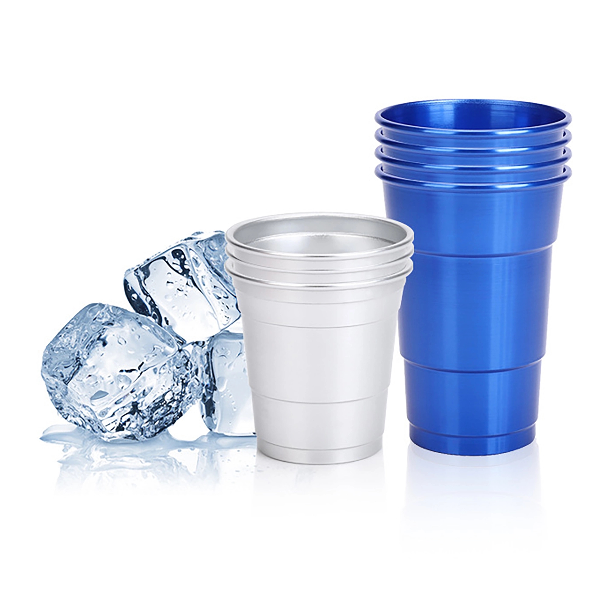 MOQ 100pcs 16oz Outdoor Camping Aluminum Cup 6