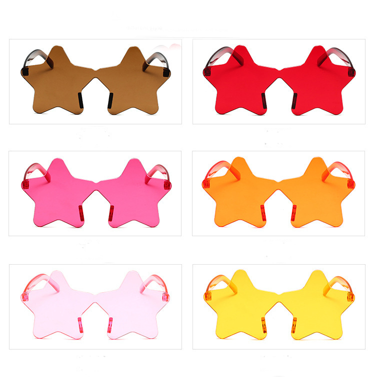 Star Rimless Sunglasses 4