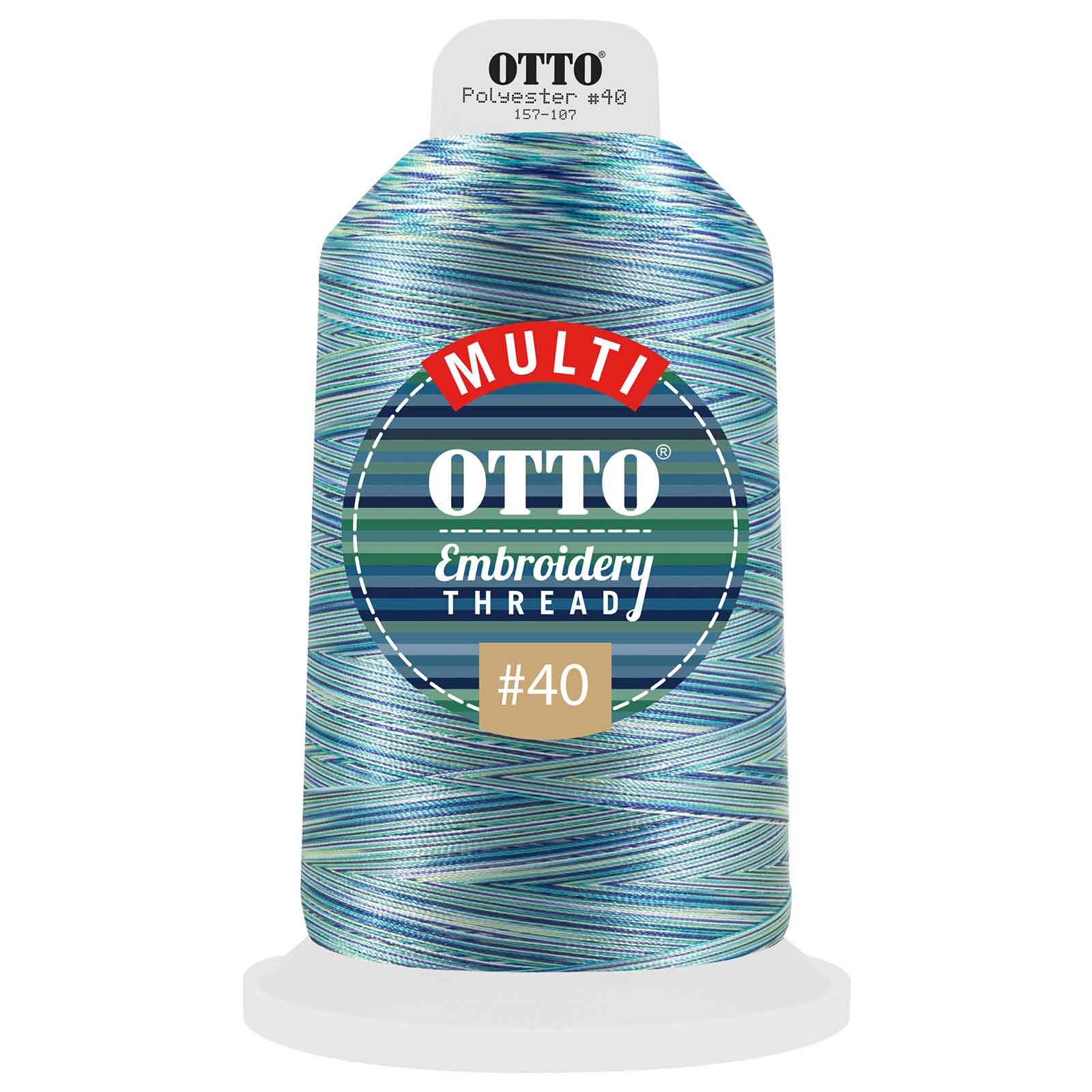 OTTO Embroidery Multicolor Thread #40 5,500 yd. King Cone 5