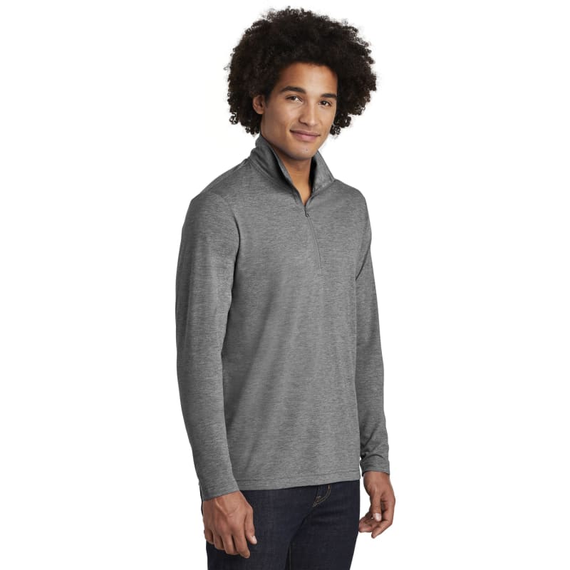 Sport-Tek PosiCharge Tri-Blend Wicking 1/4-Zip Pullover., custom hoodie or sweatshirt with logo imprint 17