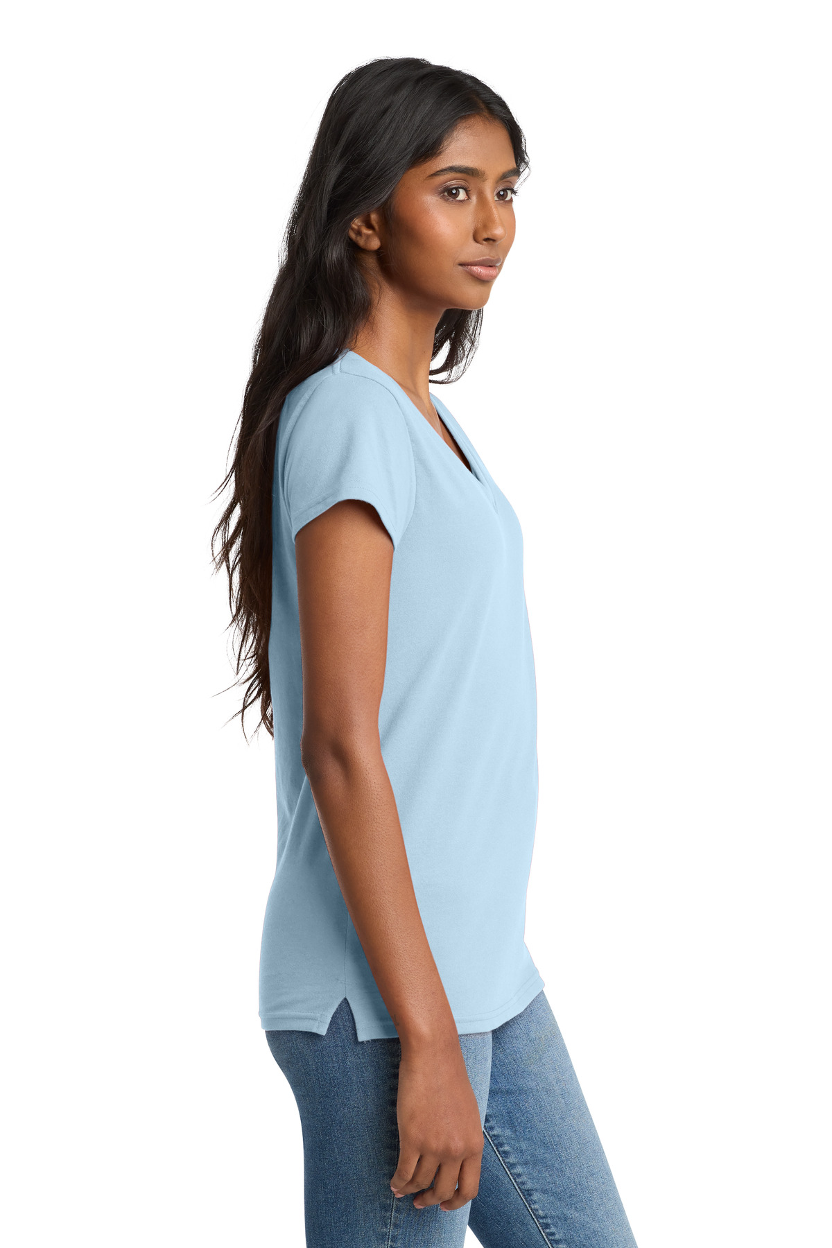 District Women's Re-Tee V-Neck DT8001 46