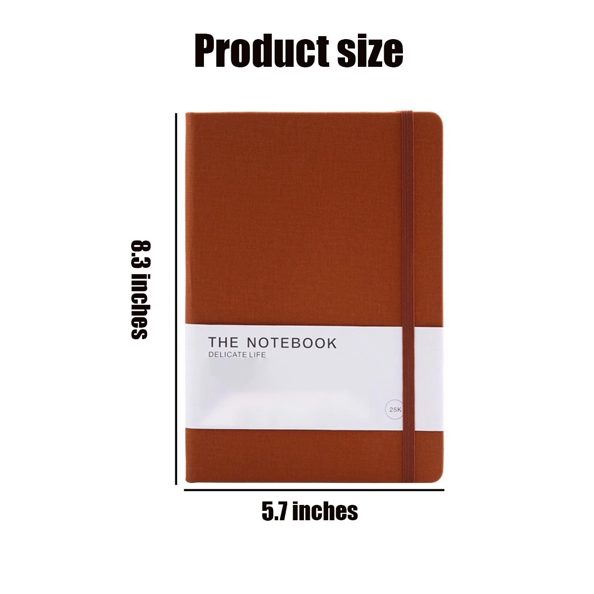 A5 200 Pages 8.3''X5.7'' Business Notepad 8 Colors Optional 2