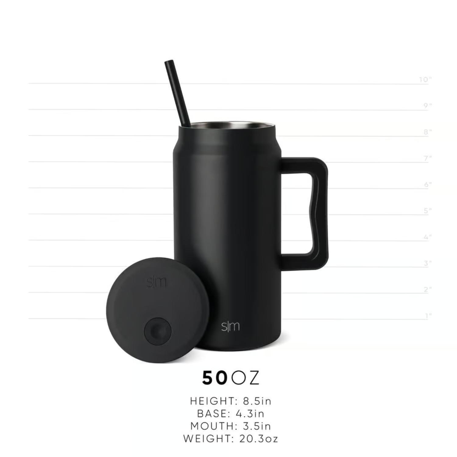 50 oz Simple Modern® Stainless Steel Double-Walled Insulated Trek Tumbler, custom tumbler with logo imprint 2