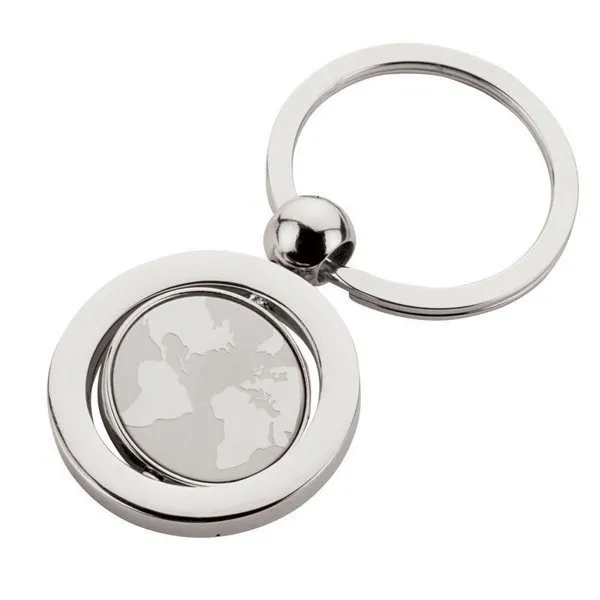 Custom Rotating Globe Keychains 4