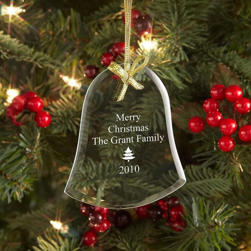 Glass Bell Ornament 2