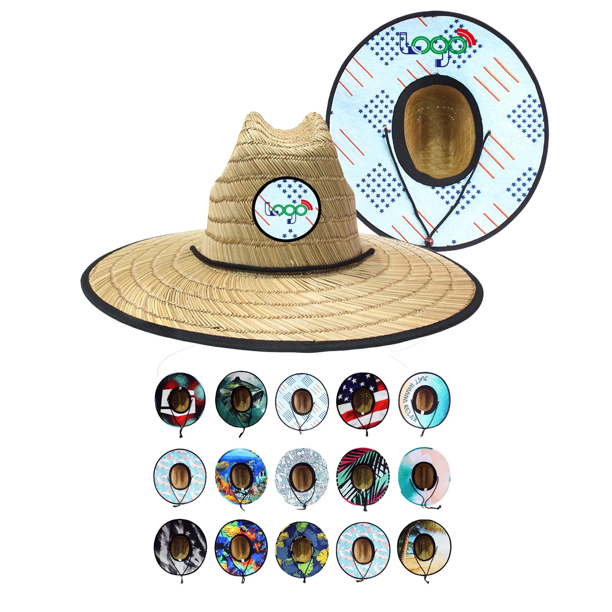 Straw Sunshade Hat MOQ 50PCS
