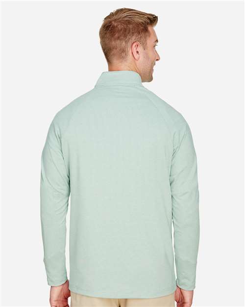 Men's CrownLux Performance® Clubhouse Micro-Stripe Quarter-Zip Pullover - DG480 16