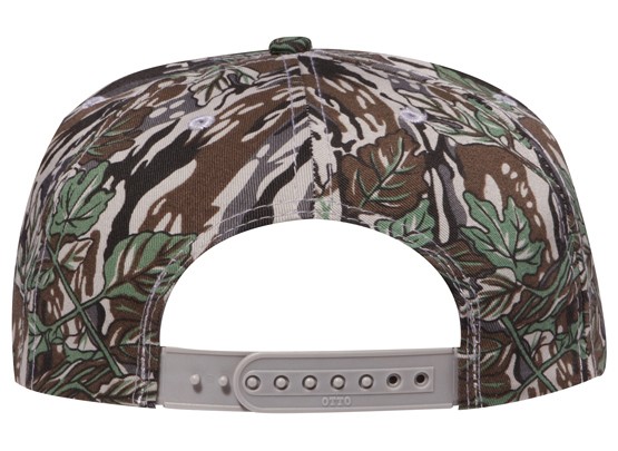 OTTO CAP® Camouflage 5 Panel Mid Profile Baseball Cap 7