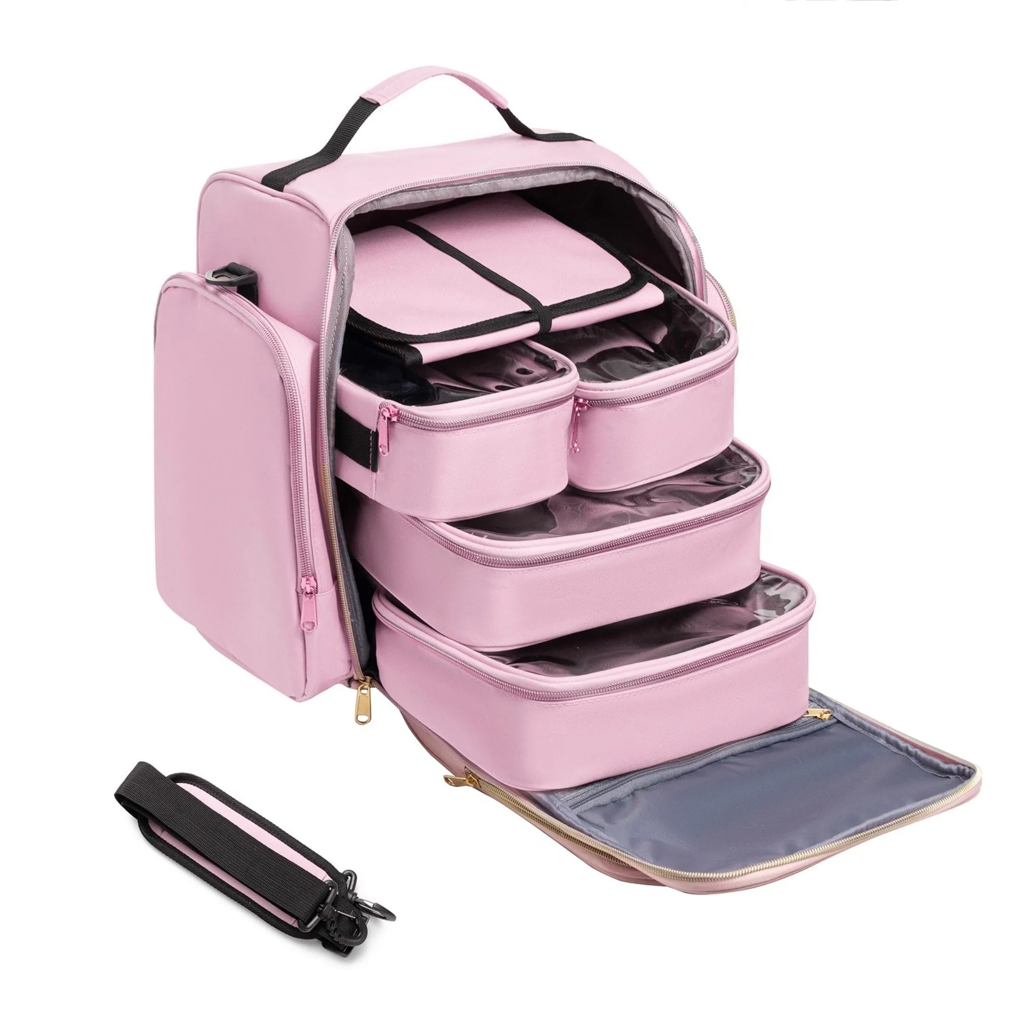 Large Cosmetic Organizer Box Makeup Case 2