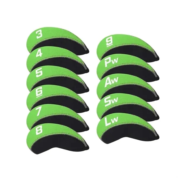 11-Piece Neoprene Golf Club Head Cover Set 2