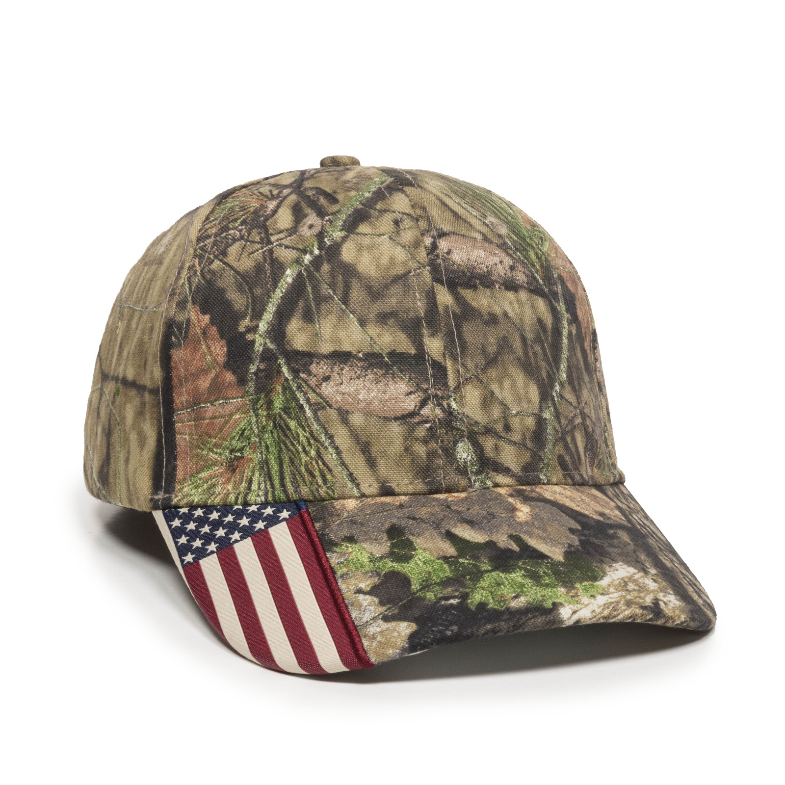 Structured w/Camo Flag Visor Insert 7