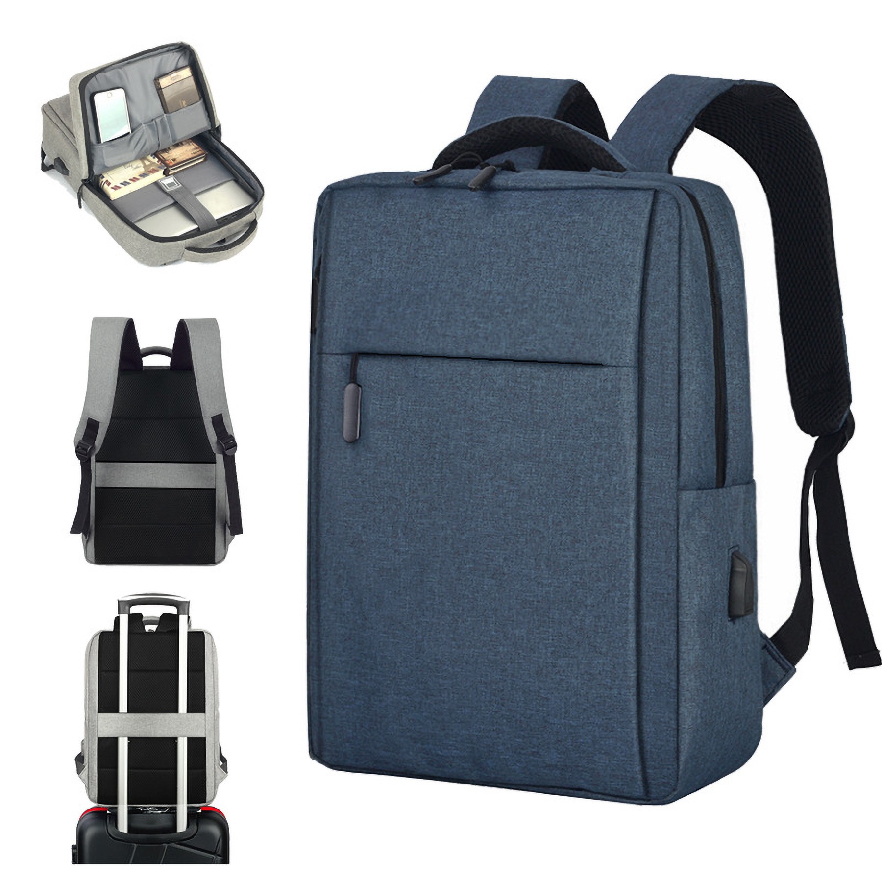 Travel Backpack, Business Work Bag with USB Charging Port 7