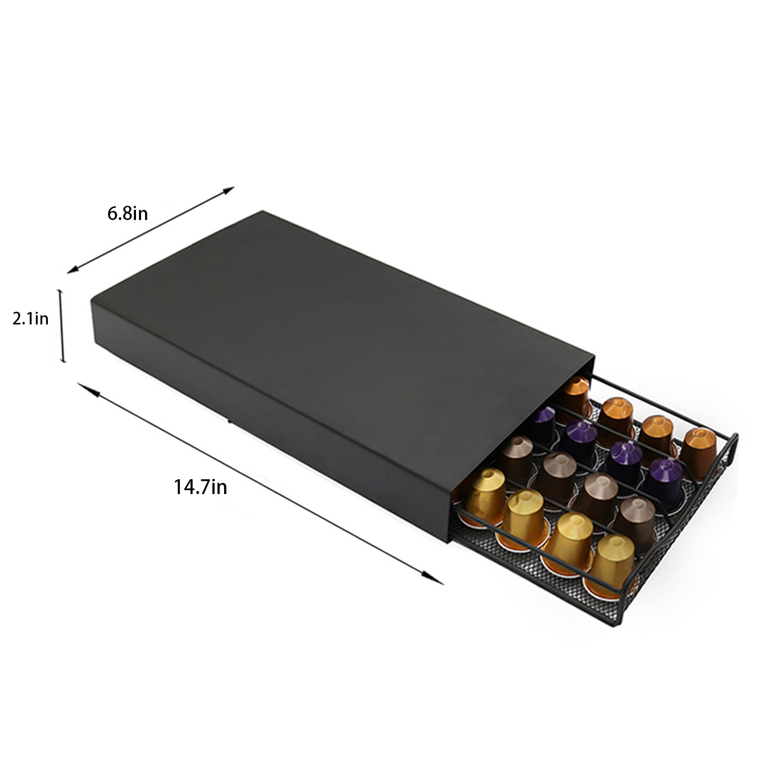 40 Pods Metal Coffee Capsule Drawer 5