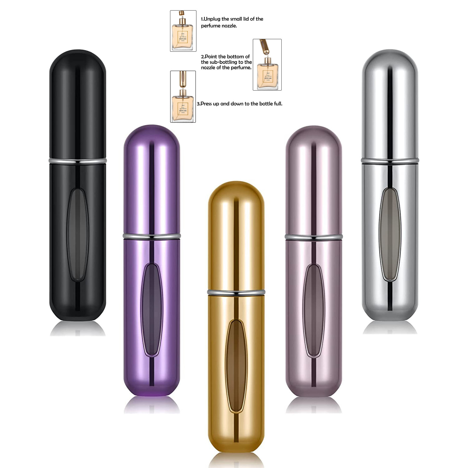 Mini Refillable Perfume Bottle Atomizer