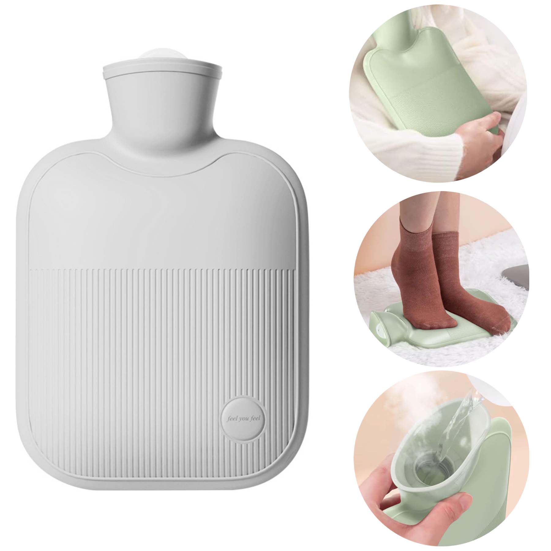 Hot Water Bottle with Soft Cover 2