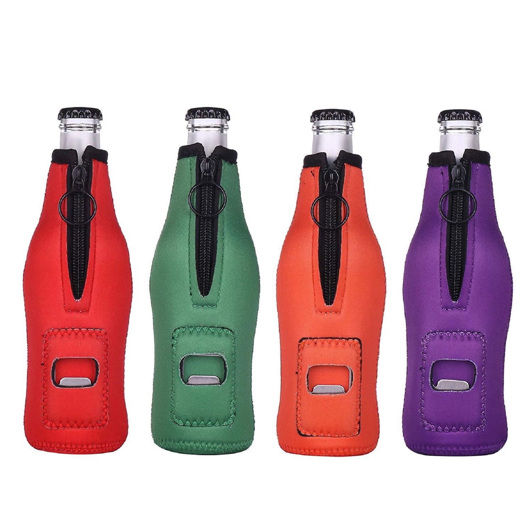 Neoprene Cooler Bottle Holder with Opener 5