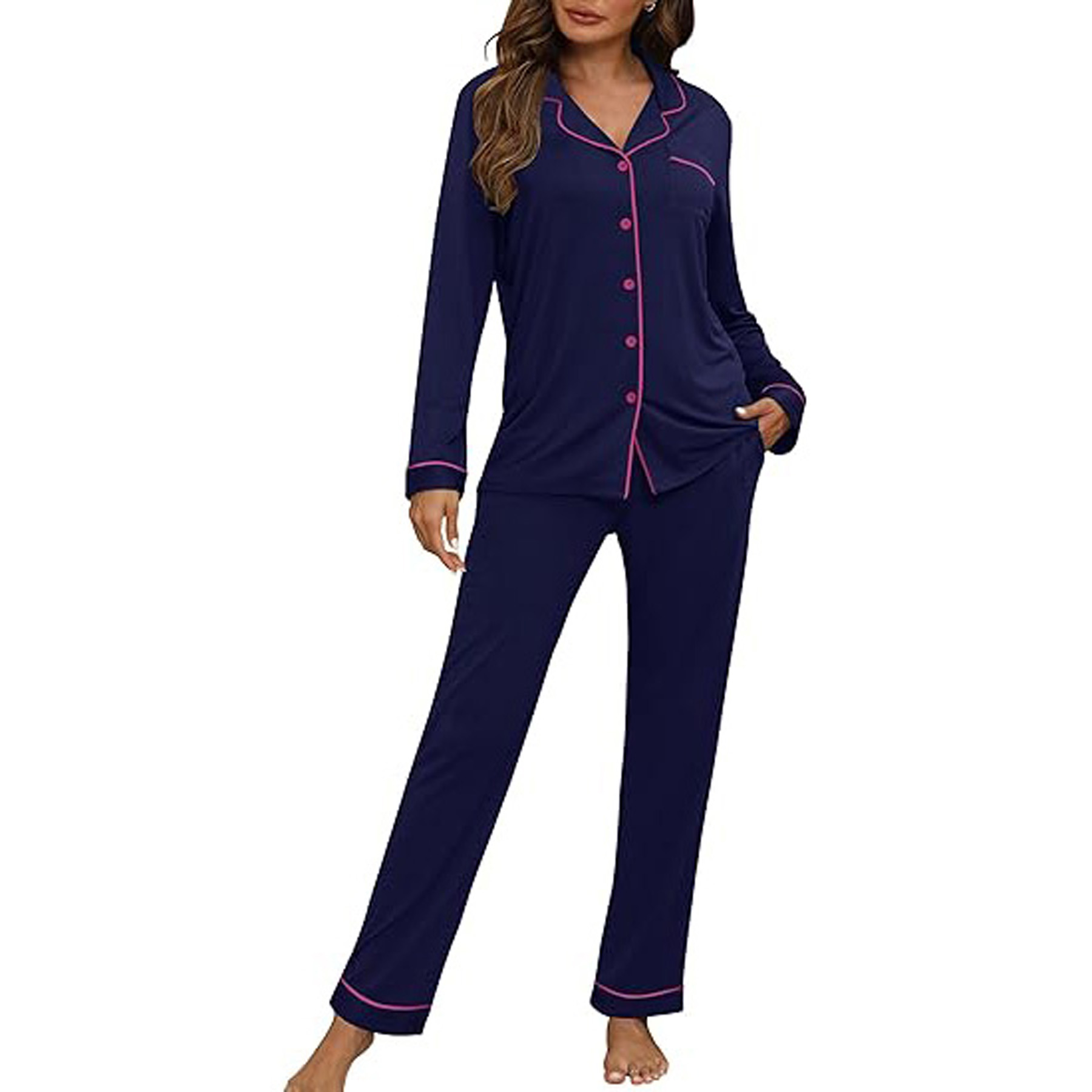 Women's Long Sleeve Pajama Set 31