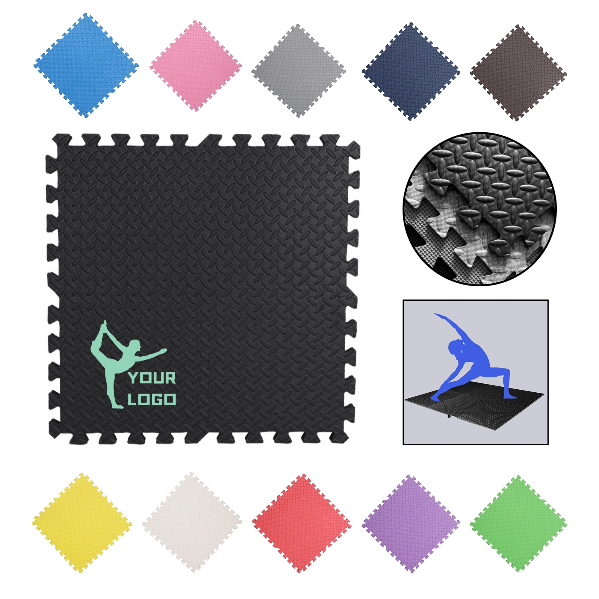 Protective Exercise Flooring Mat 16