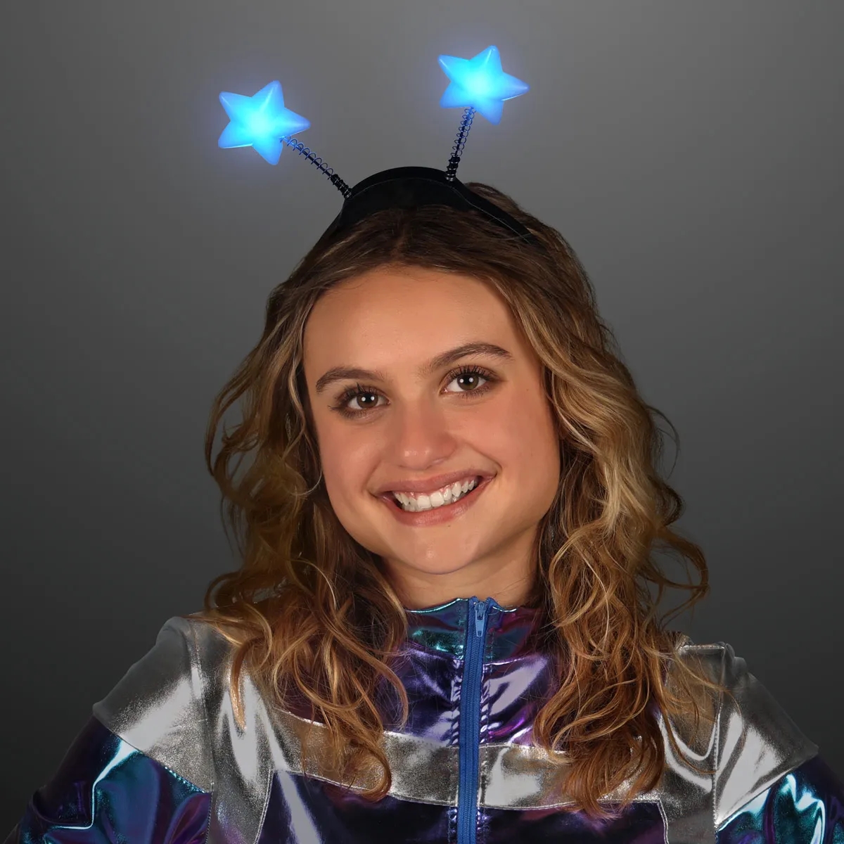 Blue star light-up head boppers 2