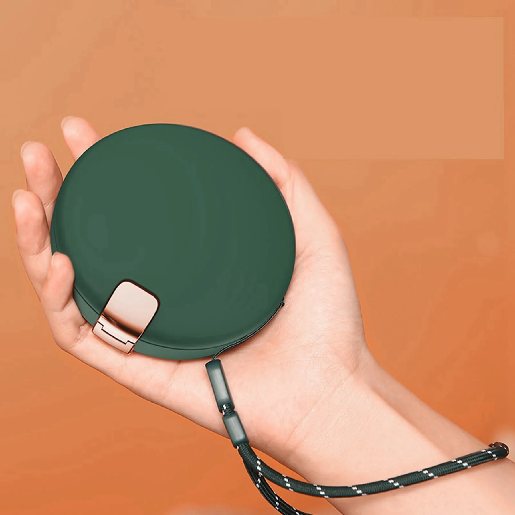 4000 mAh 3 in 1 Makeup Mirror Hand Warmer Power Bank 1