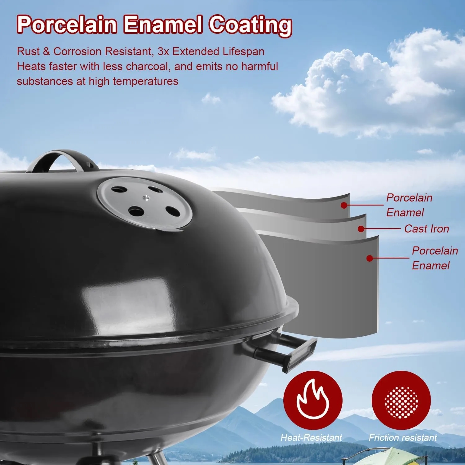 Portable Picnic BBQ Grill 6