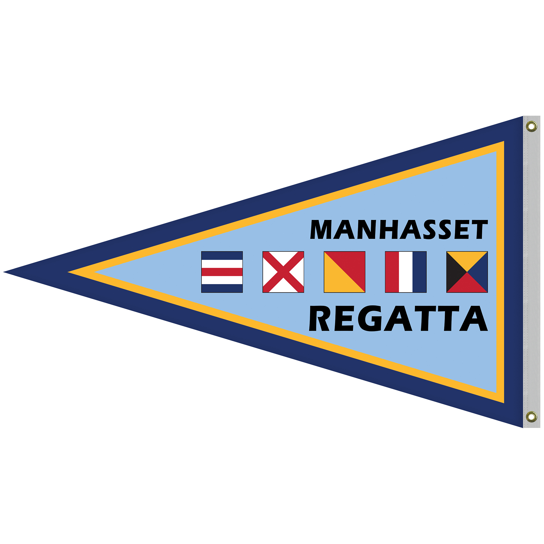 Double Sided Knitted Polyester Pennant Boat Flag (36"x60") 9