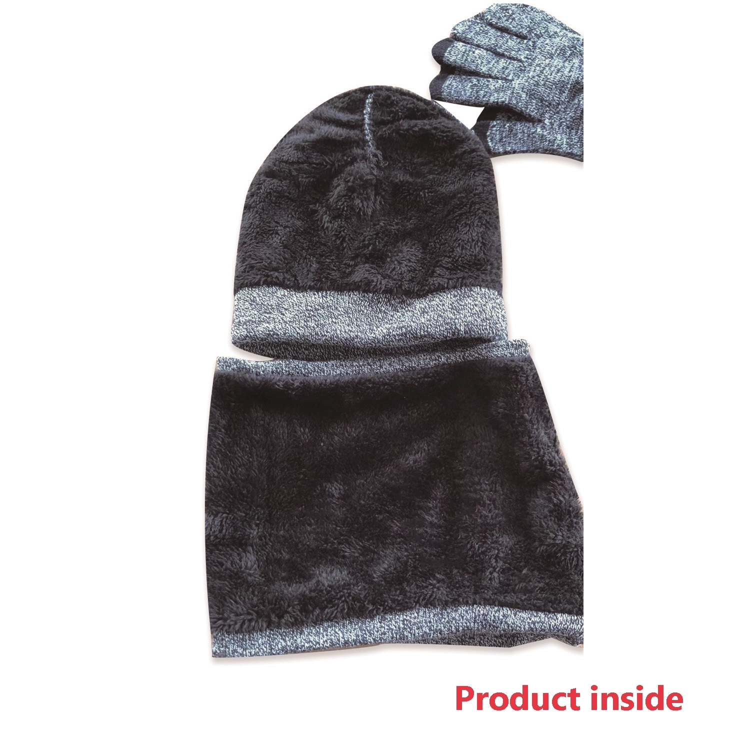 Winter Beanie Hat Scarf Set 3