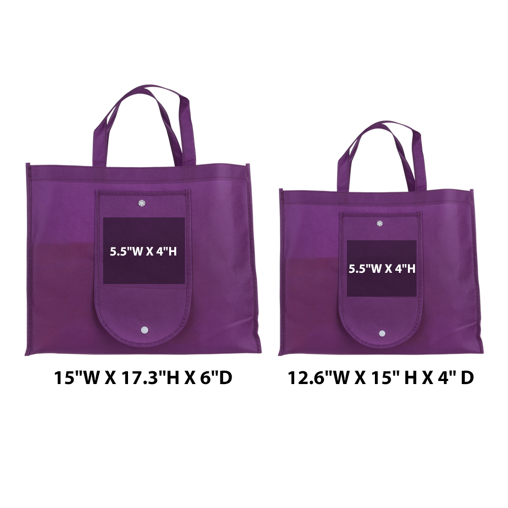 Foldable Non-Woven Tote Landscape Style