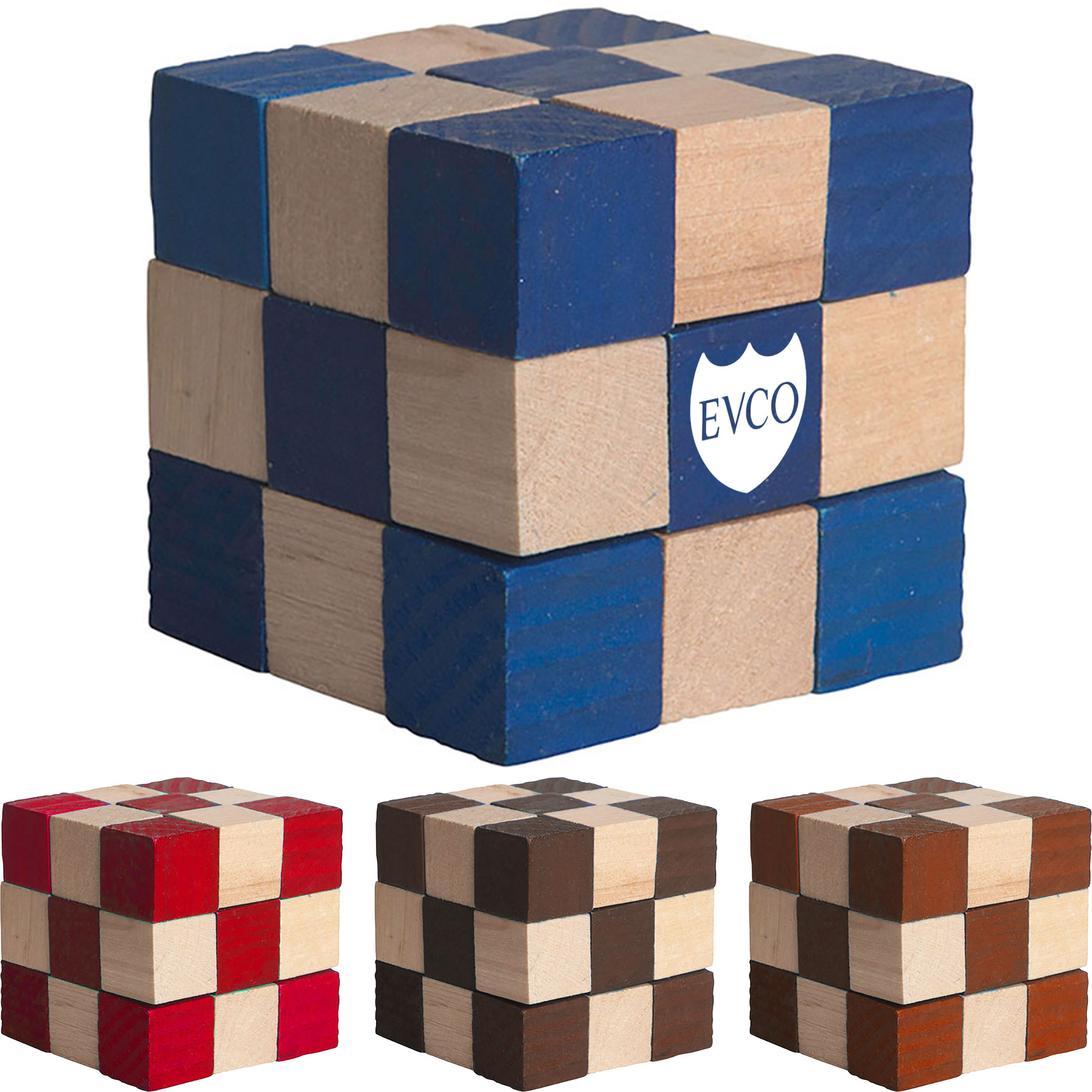 Wood Cube Puzzle 5