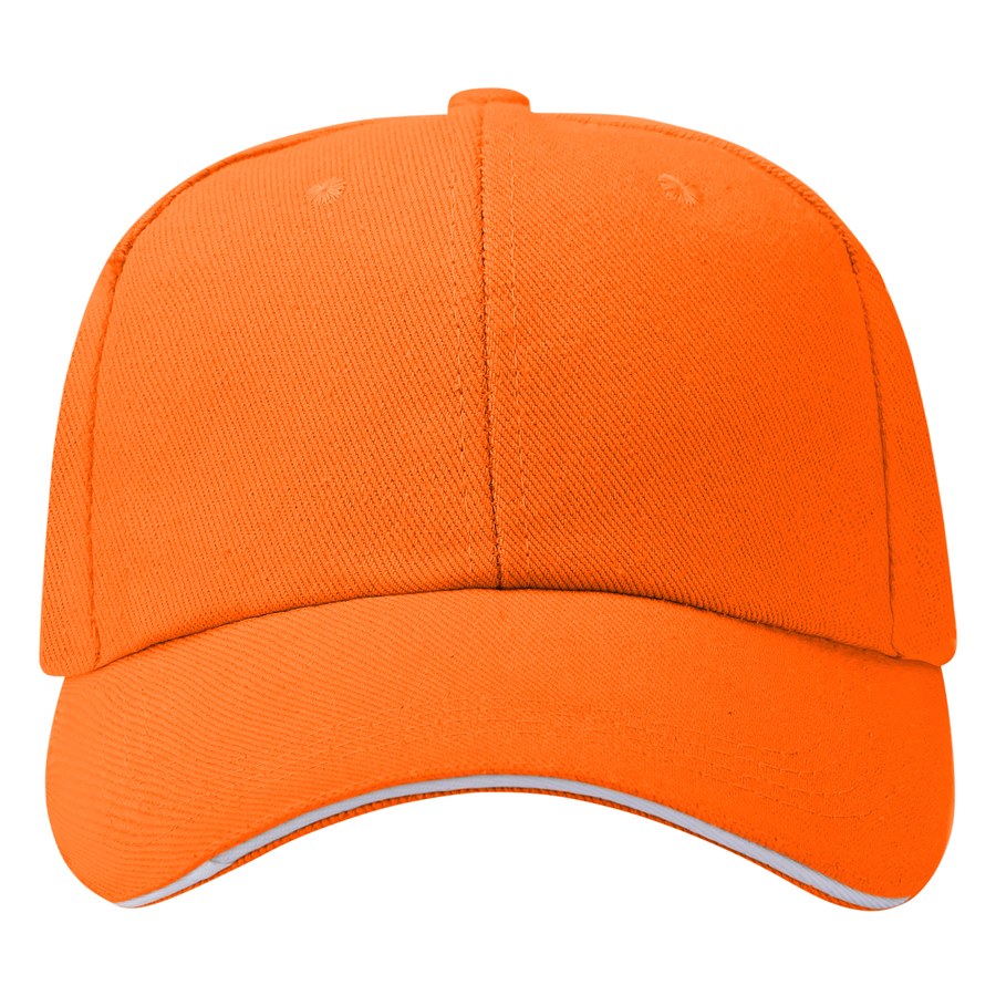 Stock Single-Yarn 7x7 Drill Cotton 6 Panel Cap, Double 26