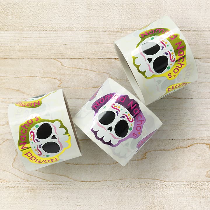 Colored Foil Labels 4