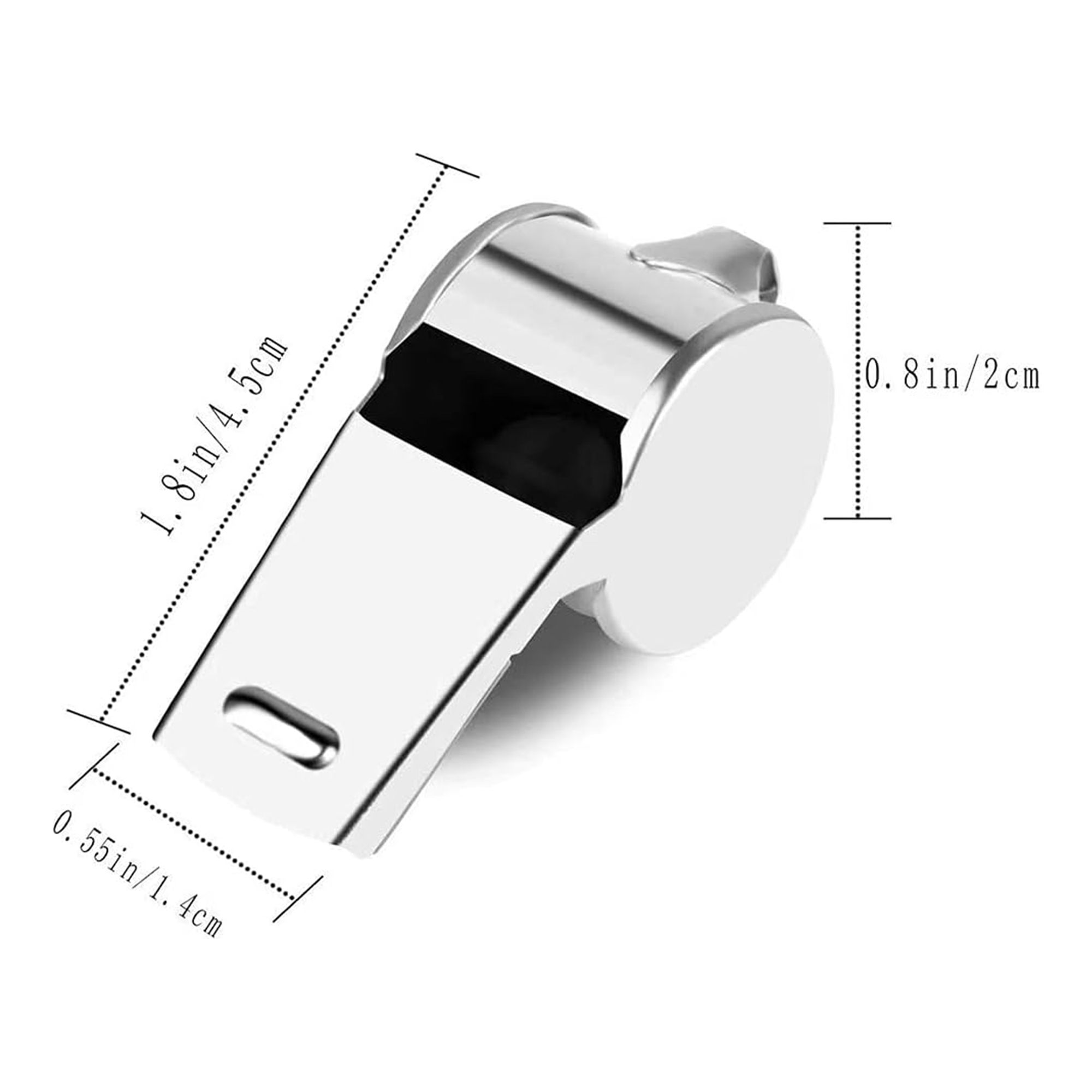 Metal Whistle With Lanyard 2