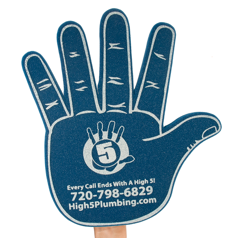 17.5" High Five Foam Mitt 16