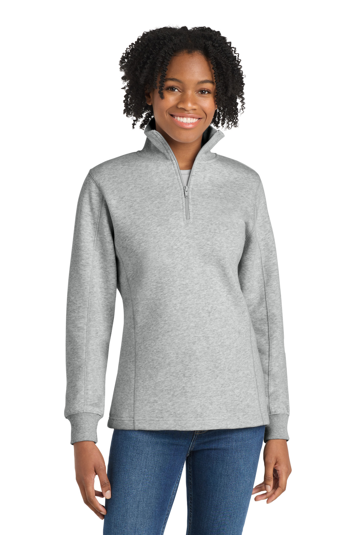 Sport-Tek Women's 1/4-Zip Sweatshirt. LST253 3